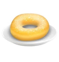 10 دونات ساده