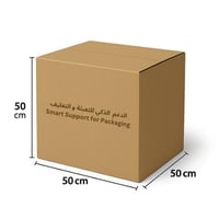 كرتون خفيف مقاس 50*50*50 (ربطة)
