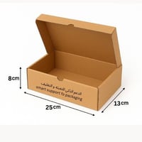 كرتون بنى تركيب مقاس 8*13*25 (ربطة)