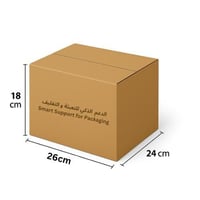 كرتون مقاس 18*24*26 (ربطة)