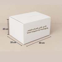 كرتون ابيض مقاس 20*35*40 (ربطة)