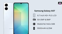 SAMSUNG A07 4G - RAM 4/6 GB - 128 GB