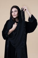 عباية نسائي مع طرحة S816