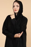 عباية نسائي مع طرحة F-503