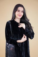 عباية نسائي مع طرحة - S802