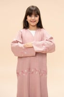 عباية بناتي مع طرحة F-405