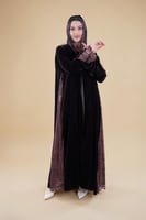 عباية نسائي مع طرحة- S807