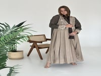 عباية لنن زيتي مع بيج