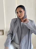 عباية كتان وتل رمادي