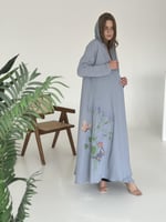 عباية كريب صيفية سماويه