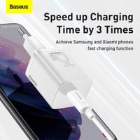 شاحن حائط Baseus Super Si سريع 20 واط بمنفذ USB-C...