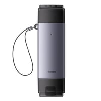 قارئ بطاقات Baseus ثنائي المنافذ USB-A و Type-C لب...