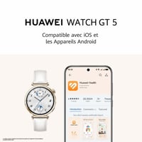 ساعة هواوي جي تي 5 ابيض - Huawei watch GT 5