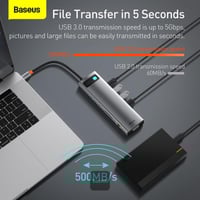 Baseus USB C Hub 11 في 1 محطة إرساء متعددة المنافذ...