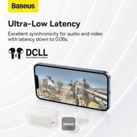 سماعات أذن Baseus Bowie EZ10 True Wireless البيضاء