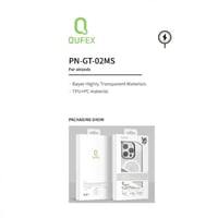 كفر ايفون 15 من Qufex - شفاف بخاصية الماج سيف