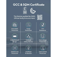 راف باور - توصيلة كهربائية بـ3 منافذ طاقة و منفذ ت...