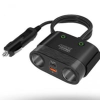 محول شاحن سيارة 2 بقوة 120 واط من شركة مور باور