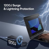 محطة شحن Baseus GaN5 Pro 65 واط مع 5 منافذ USB ومخ...