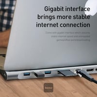 محطة إرساء Baseus متعددة الوظائف 11 في 1 بمنفذ USB...