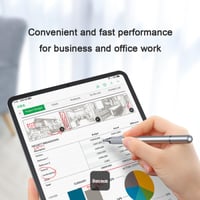 قلم Baseus Golden Cudgel ثنائي الأطراف مع قرص دقيق...