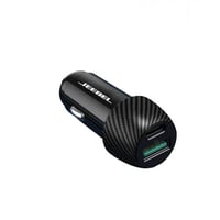 شاحن سيارة جيبل 38 واط منفذ USB ومنفذ USB-C | اسود