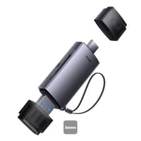 قارئ بطاقات Baseus ثنائي المنافذ USB-A و Type-C لب...