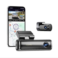 داش كام ارفا بدقة 5K قناتين أمامي وخلفي B25 - أسود