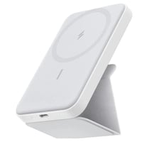 شاحن مغناطيسي لاسلكي ومحمول وقابل للطي ببطارية شحن...