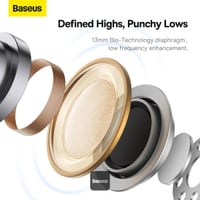 سماعات أذن باسيوس بووي WX5: إلغاء ضوضاء AI، مكالما...