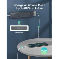 راف باور - توصيلة كهربائية بـ3 منافذ طاقة و منفذ ت...