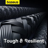 Baseus Unbreakable Series: كابل أبيض 100 واط للشحن...