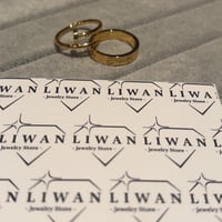 خاتم لوف نحيف سادة -قولد