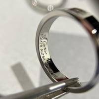 خاتم لوف نحيف سادة -سلفر