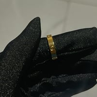 خاتم لوف نحيف سادة -قولد