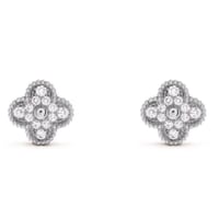 حلق فينتاج الامبرا فل دايموند - سلفر