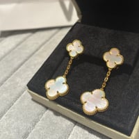 حلق ماجيك الامبرا حجر ابيض -قولد