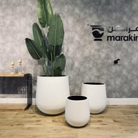 طقم مراكن أسطواني اسمنتي 3 قطع