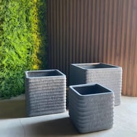 طقم مراكن مربع نقش 3 قطع