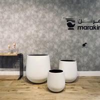 طقم مراكن أسطواني اسمنتي 3 قطع