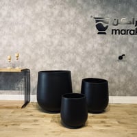 طقم مراكن أسطواني اسمنتي 3 قطع