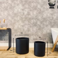 طقم مراكن دائري اسمنتي 2 قطع