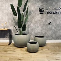 طقم مراكن دائري اسمنتي 3 قطع