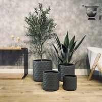 طقم مراكن أطواني منقوش 4 قطع