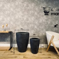 طقم مراكن أسطواني 2 قطع