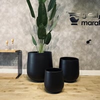 طقم مراكن أسطواني اسمنتي 3 قطع