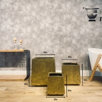 طقم مراكن مربع معتق 4 قطع