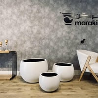 طقم مراكن دائري اسمنتي 3 قطع