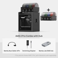 الطابعة مع AMS 2 Pro + AMS