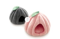 كوخ مخمل للقطط على شكل يقطين متعدد الالوان